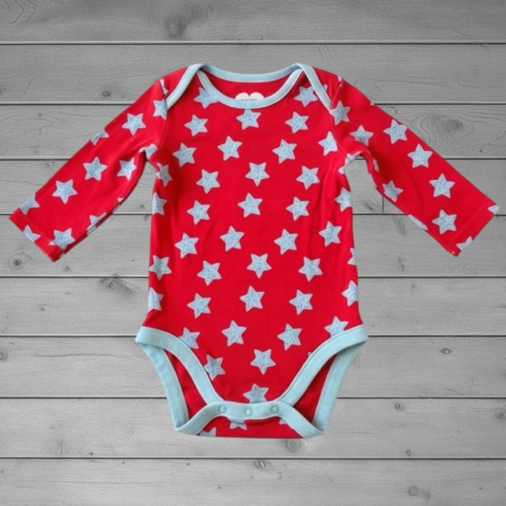 Place Red and blue Star Bodysuit